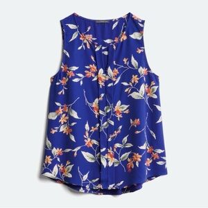 West Kei Aleesa Placket Detail Floral Blouse